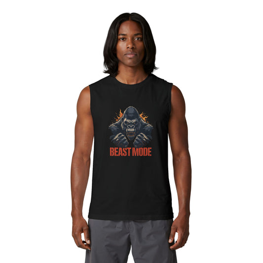 Beast Mode Muscle Tank — Gym Workout Sleeveless Tee